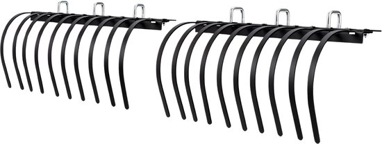 Stalen Rietjehark / Rotshark - Voor Tractor, ATV & UTV - Zware Uitvoering met 17 Vervangbare Tanden - 48 Inch, Grenen Frame van Merkloos	