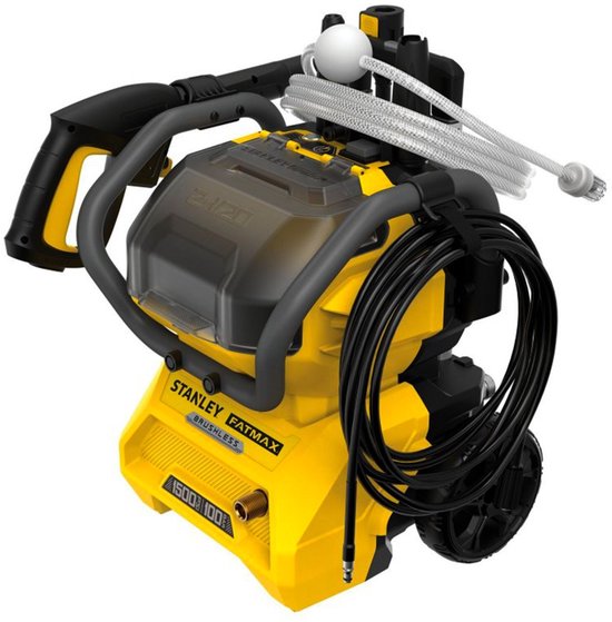 Stanley Accessoires - 18V ACCU Hogedrukreinigers, 100 Bar, zonder accu en lader SFMCPW1500B-XJ
