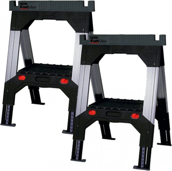 Stanley FatMax Zaagbokken alu/plast (paar) van Stanley