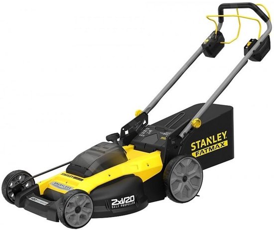 Stanley SFMCMWS251M FATMAX® V20 Accu grasmaaier 51cm met wielaandrijving 2x18V 4.0Ah van Stanley