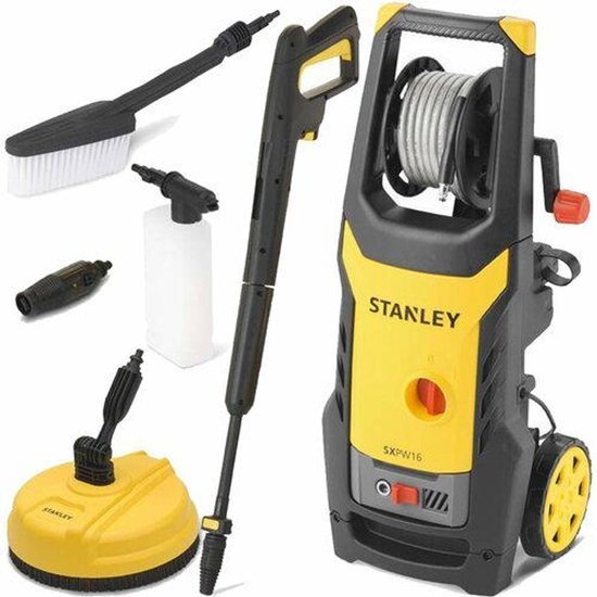 Stanley SXPW16PE - Hogedrukreiniger - 1600W - Aluminium Pomp - 125 bar van Merkloos	