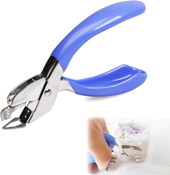 Staple Removers - Kantoor, Handige Nietmachineverwijderaar, Blauw van Merkloos	