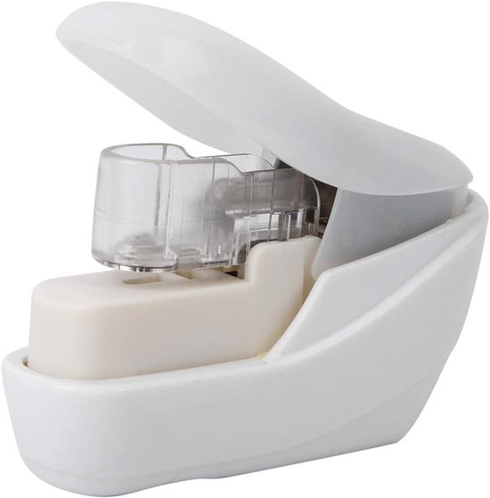 Stapler Stapler, Paper Clinch Compact Staple Free 4 Sheet Staple Tiing, Labor Saving Needleless Stapler for School Office van Merkloos	