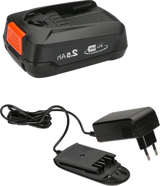 Starter kit P4A battery pack for all garden appliances - Li-ion battery - 1 x PBA 18 V/45 2.5 Ah AL 1810 CV - energy class A van Bosch