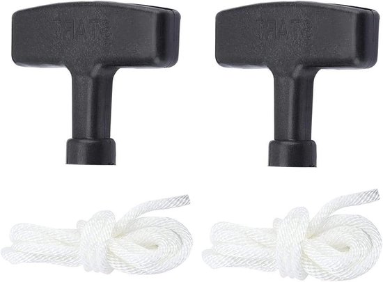 Startkoord met Handgreep voor Grasmaaier & Bosmaaier (2 stuks) van Merkloos	