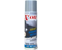Startspray X'OIL voor koud starten van motoren. Inhoud 250ml. van X'OIL