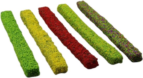 Static Grass Model Trees - Tree Grass Bag - Artificial Moss - Tweezers - Artificial Grass voor Modelbouw - 5 Stukken van Merkloos	