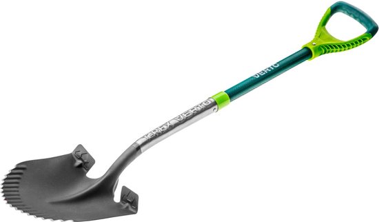 Steekschep - Spade Verto T-REX verharde kartel. Metalen / glasvezel steel. Rond blad van Merkloos	