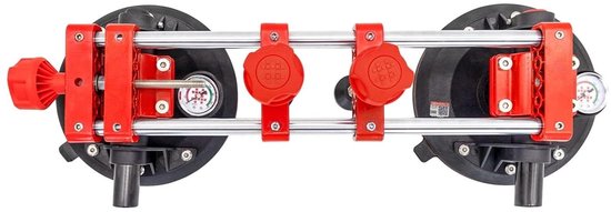 Steennaadbewerker - Naad Verbindingstool - Aanrechtblad Installatie - Met Manometer - 8 Inch - Rood