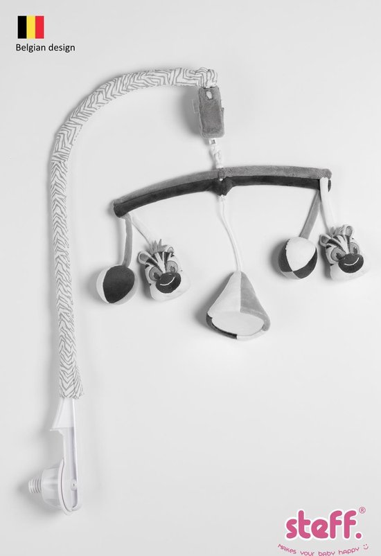 Steff - Zebra - Muziek mobiel van Little Dutch