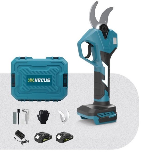 Stemily Elektrische Snoeischaar - Draadloos - 18V - Borstelloze Motor - Max. Snijdiameter 40mm - Max. Bladopening 60mm van Stemily