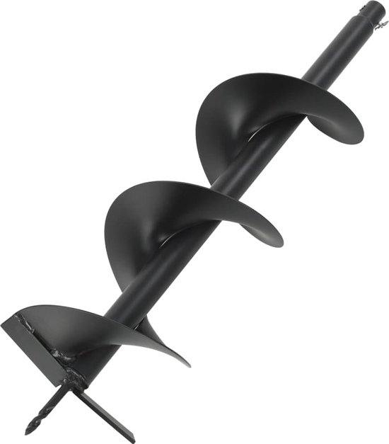 Stevige Grondboorijzer 200mm - Universele Standaard Aansluiting van Merkloos	