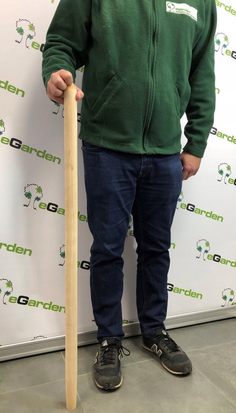 Stevige Houten Steel voor Schoffel - 115 cm van Merkloos	