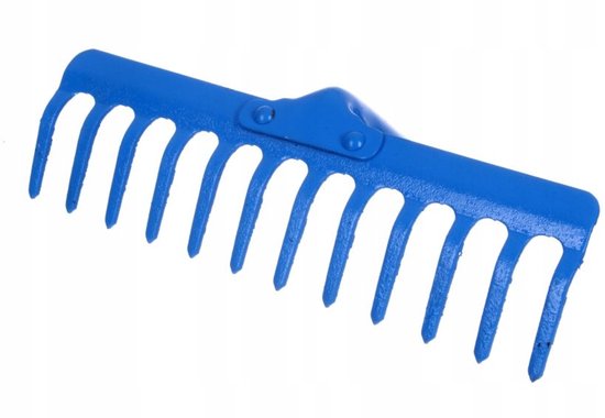 Stevige Metalen Tuingrijper 47 cm - 18 Tanden voor Bladeren & Gras