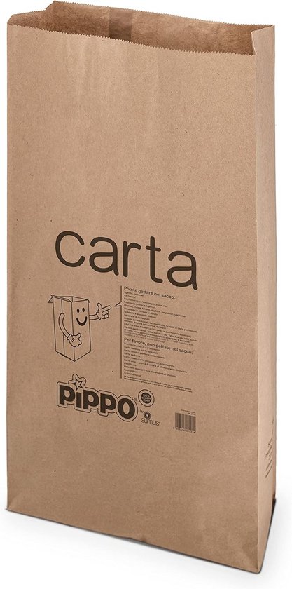 Stevige Papieren Vuilniszakken 60 Liter (5 Stuks) - Composteerbaar en Milieuvriendelijk van Merkloos	