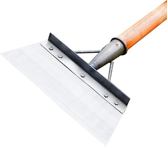 Stevige Roestvrijstalen Tuinschep voor Onkruid, Mos en Tuinonderhoud (23 cm) van Merkloos	