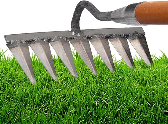 Stevige Tuinhark - Hand Harken Set - Bodem Bewerken - Scherpe Tanden - Verschillende Maten