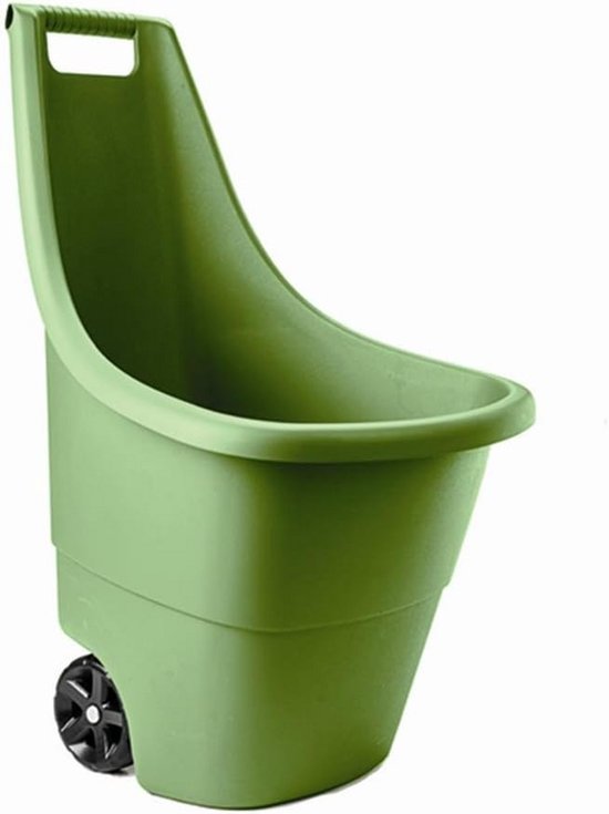 Stevige Tuinkar voor Tuin en Huis met Wielen 50L van Merkloos	