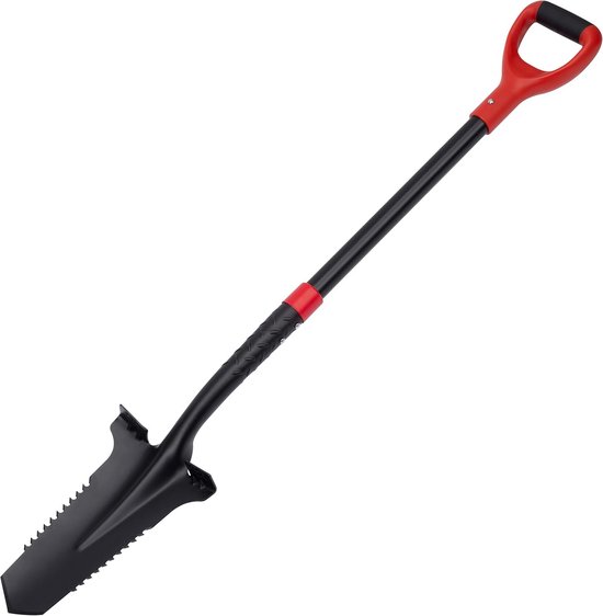 Stevige Wortelstekker met Zaag voor Tuin en Opgraven van Wortels tot 3 cm - Ergonomische D-Greephandvat van Merkloos	