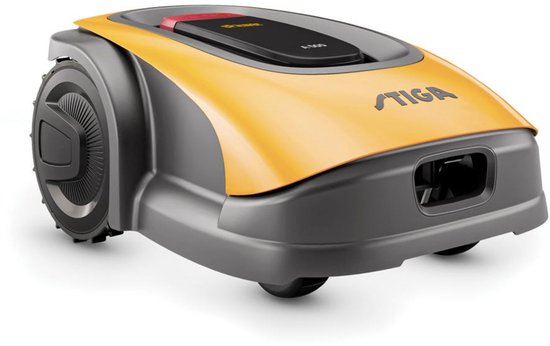 STIGA A500 autonome robotmaaier. Robotgrasmaaier zonder begrenzingskabel (max. 700m²). App-bediening, 45% stijgingspercentage, 3 maaizones. Robotgrasmaaier met GPS RTK-navigatie & 4G van Merkloos	