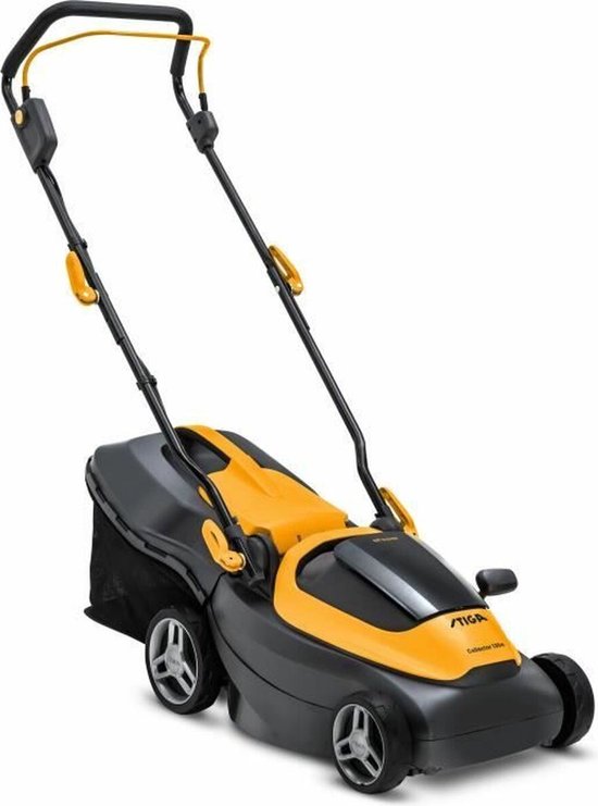 STIGA Collector 136e Grasmaaier Accu Instelbare maaihoogte, Incl. accu, Incl. oplader 20 V Snijbreedte max. 34 cm van Stiga