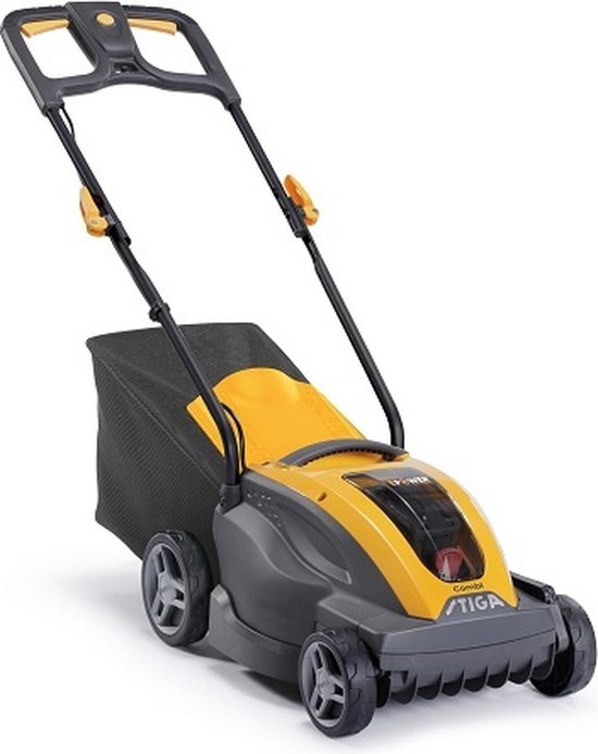 STIGA COMBI 336e Accu-grasmaaier Accu Instelbare maaihoogte, Incl. accu, Incl. oplader 48 V Snijbreedte max. 34 cm Gesc van Stiga