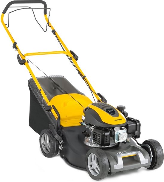 Stiga COMBI 48 S Benzine Grasmaaier | ST 140 OHV | 139 cc | 46 cm | zelfrijdend | staal | 4-in-1 | 6 pos hoogteinstelling | ergo - 2L0482248/ST1 van Stiga