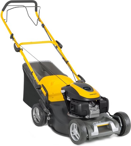 Stiga COMBI 48 S H Benzine Grasmaaier | Honda GCVx145 | 145 cc OHV | 46 cm | zelfrijdend | staal | 4-in-1 | ergo | 6 pos hoogteinstelling - 2L0482138/ST1 van Merkloos	