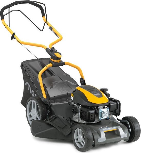 Stiga Grasmaaier Combi 748 S Benzine 2,2 Kw 155 Cm Zwart/geel van Merkloos	