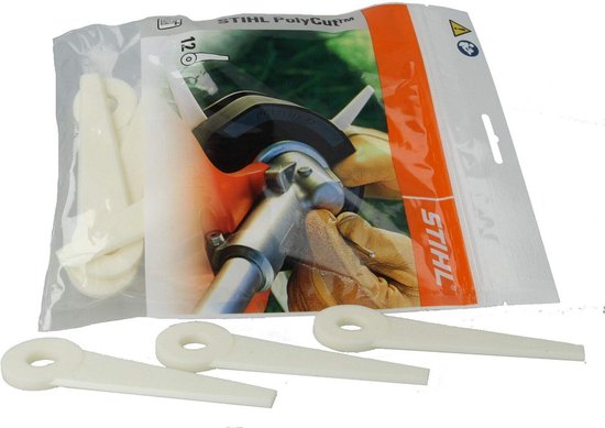 Stihl Accessoires kunststofmessen voor PolyCut - 12 stuks - 41110071001 van Merkloos	