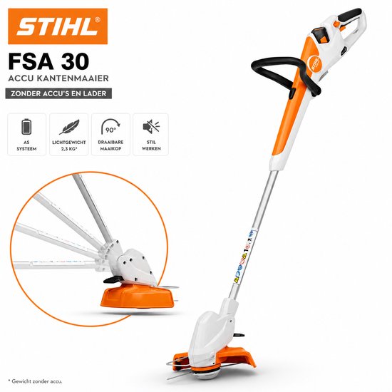 Stihl FSA 30 Accu Kantenmaaier | zonder accu's en lader - FA100115700 van Merkloos	