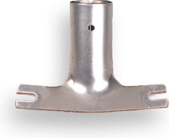 Stokhouder voor steel 28mm verzinkt van Heka