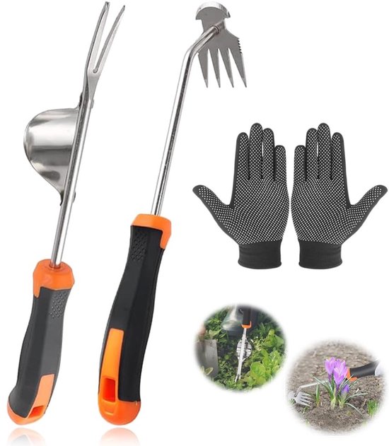 Store_9 - Onkruidstekers - Handmatige onkruidverwijderaar - Hoogwaardig mangaanstaal - Multifunctionele wiedtrekker - Tuin en terras - Ergonomisch ... van Merkloos	