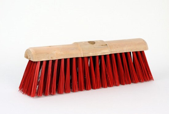 Straatbezem nylon 45cm zonder steel van IQ.