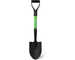 Strand Schepje - Kinder Schep Metaal - Tuinieren en Spelen - Stevige Metalen Blad - 60 cm - Groen