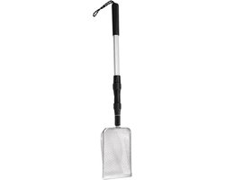 Strandzeef - Zandschep - Schatten zoeken - Uitschuifbare steel - Tot 106 cm - Zilver