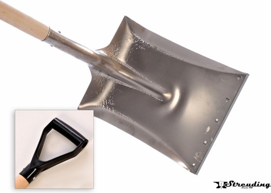 Streuding Ballastschop aluminum No.4 met slijtstrip - Art.Nr.20362 van Streuding