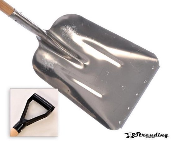 Streuding Graanschop Aluminium MET STRIP van Merkloos	