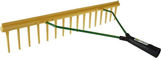 Streuding - Harken - Hooihark - Poly - Met egaliseerstrip - Zonder steel  - Art.Nr 80016 van Merkloos	