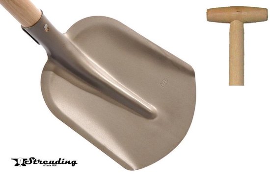 Streuding Schop Dul 35 mm - Half gebogen, FD-00 265x220 mm  98 cm steel - Art.Nr.10122 van Streuding