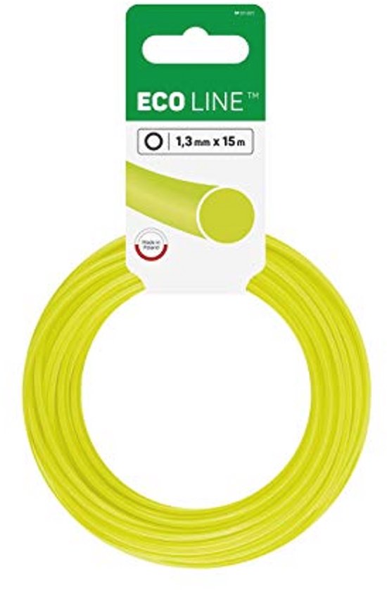 Strimmer Lijn Draad Voor Grastrimmers En Bosmaaiers - Eco Cirkel 1,6 mm 15 m van Merkloos	