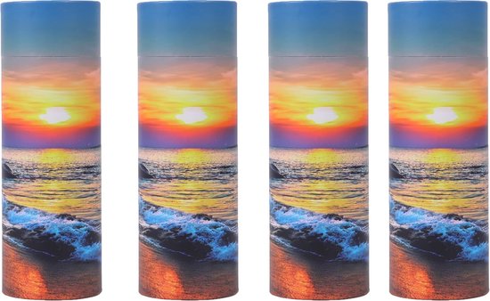 Strooibuis As - Biologisch Afbreekbaar - Crematie Herdenking - Eenvoudig Openingsmechanisme - 16 x 16 x 24 cm van Merkloos	