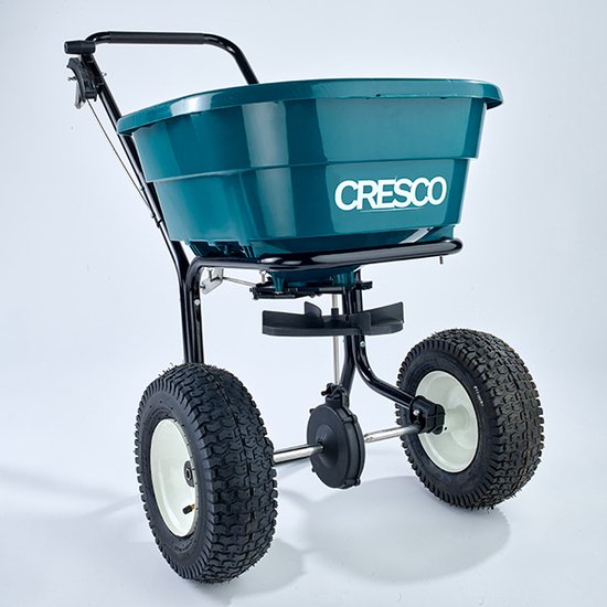 Strooiwagen voor zout en kunstmest 25 liter | Voor strooizout - Kunstmest - Zaad- PVC zoutbak Strooikar van Kinzo Garden