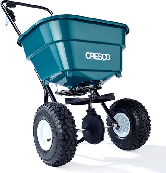 Strooiwagen voor zout en kunstmest 25 liter | Voor strooizout - Kunstmest - Zaad - PVC zoutbak van Kinzo Garden