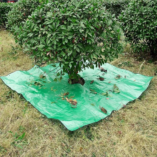 Struikafdekzeil, opening van 30 cm, waterdicht zeil geschikt voor tuinieren, kassen, gazons, landbouw, kamperen, groenteteelt (2 x 2 m) van Merkloos	
