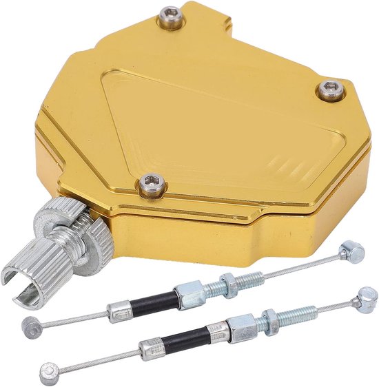 Stuntkoppeling Trekkabelhendel - Koppelingskabel Easy Pull-systeem - Gouden Universele Motorfiets Koppelingshendel - Aluminium Motoraccessoires Remsysteem van Merkloos	