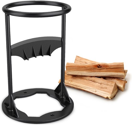 Sunnyhome Houtklover – Houtsplijter – Houtkliever Aanmaakhout – Houtsplitter - Robuust - Zwart van Sunnyhome