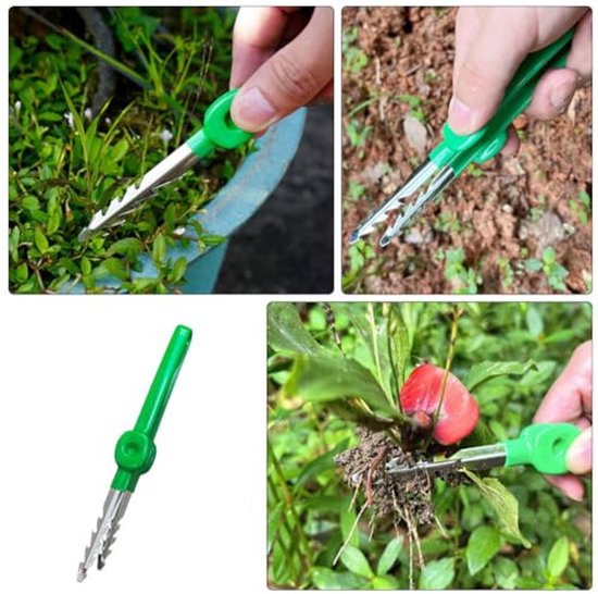 Supvox Garden tweezers stainless steel tweezers large long tweezers plant tweezers bonsai tweezers for garden plants van Supvox