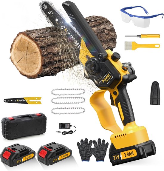 Swiphi® Kettingzaag - Takkensnoeien - Boomzaag - 1000W van Merkloos	