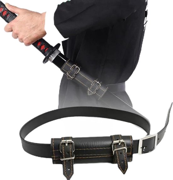 Sword Holder Strap - PU Sword Holder met Strap - Katana Sword Holder voor Cosplay - Samurai Lovers van Merkloos	